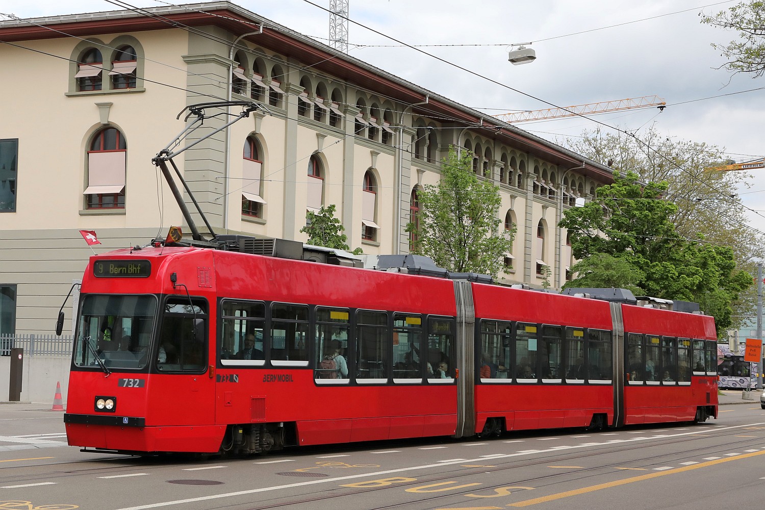 Берн, ACMV/ABB/Duewag Be 4/8 № 732