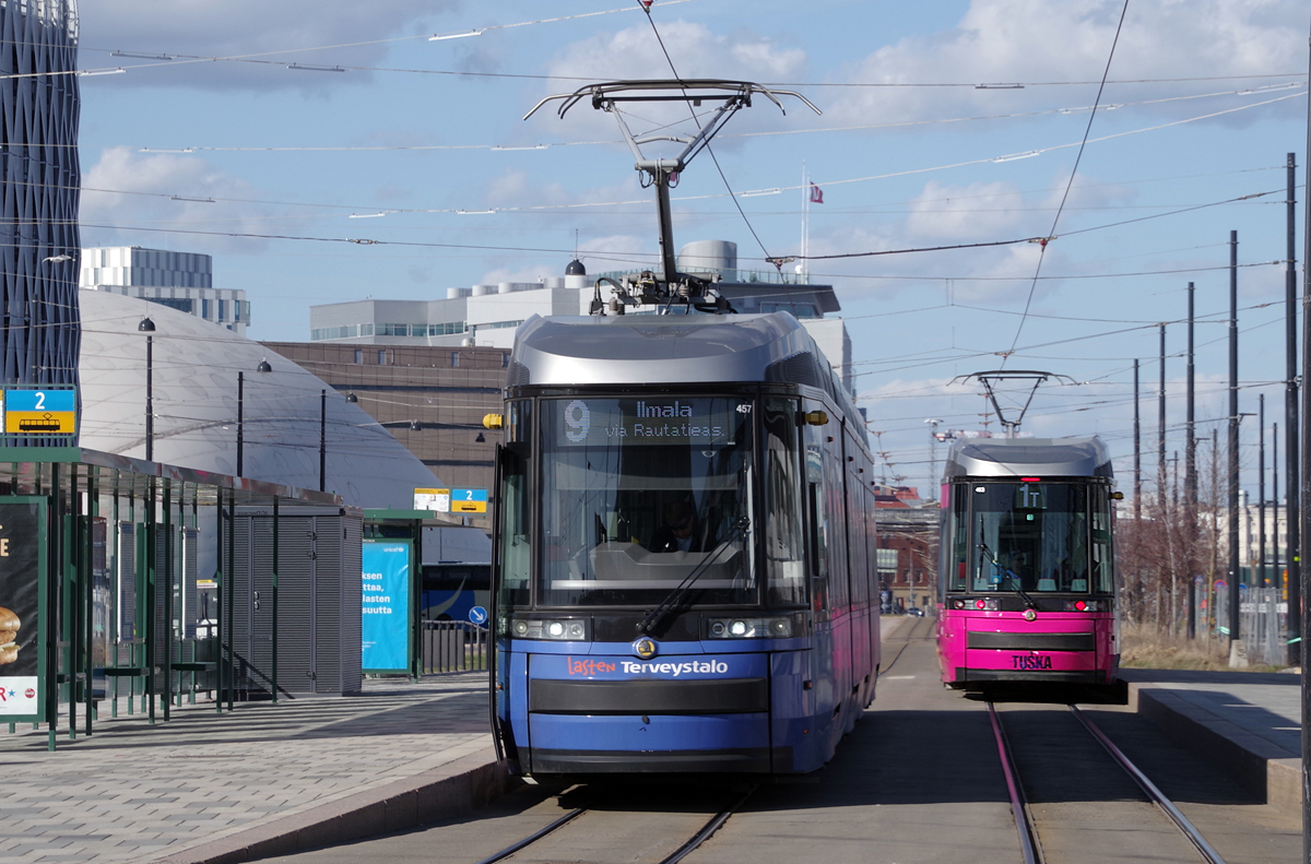 Хельсинки — Эспоо, Škoda ForCity Smart Artic MLNRV3 № 457