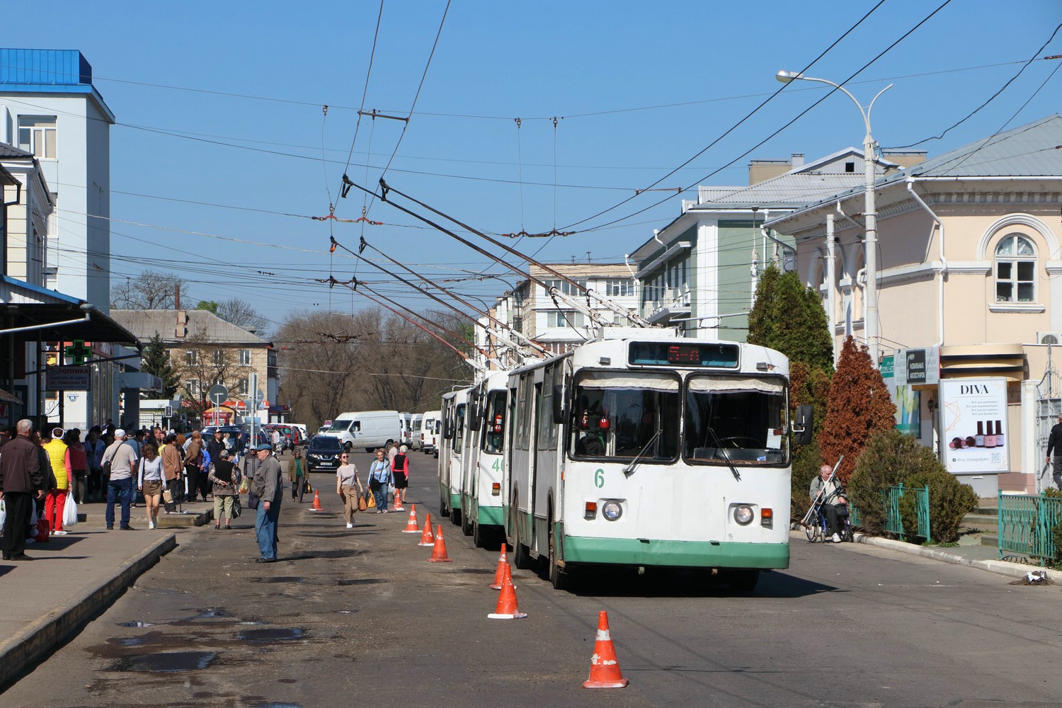 Бендеры, ЗиУ-682Г [Г00] № 6; Бендеры — Конечные станции и разворотные кольца
