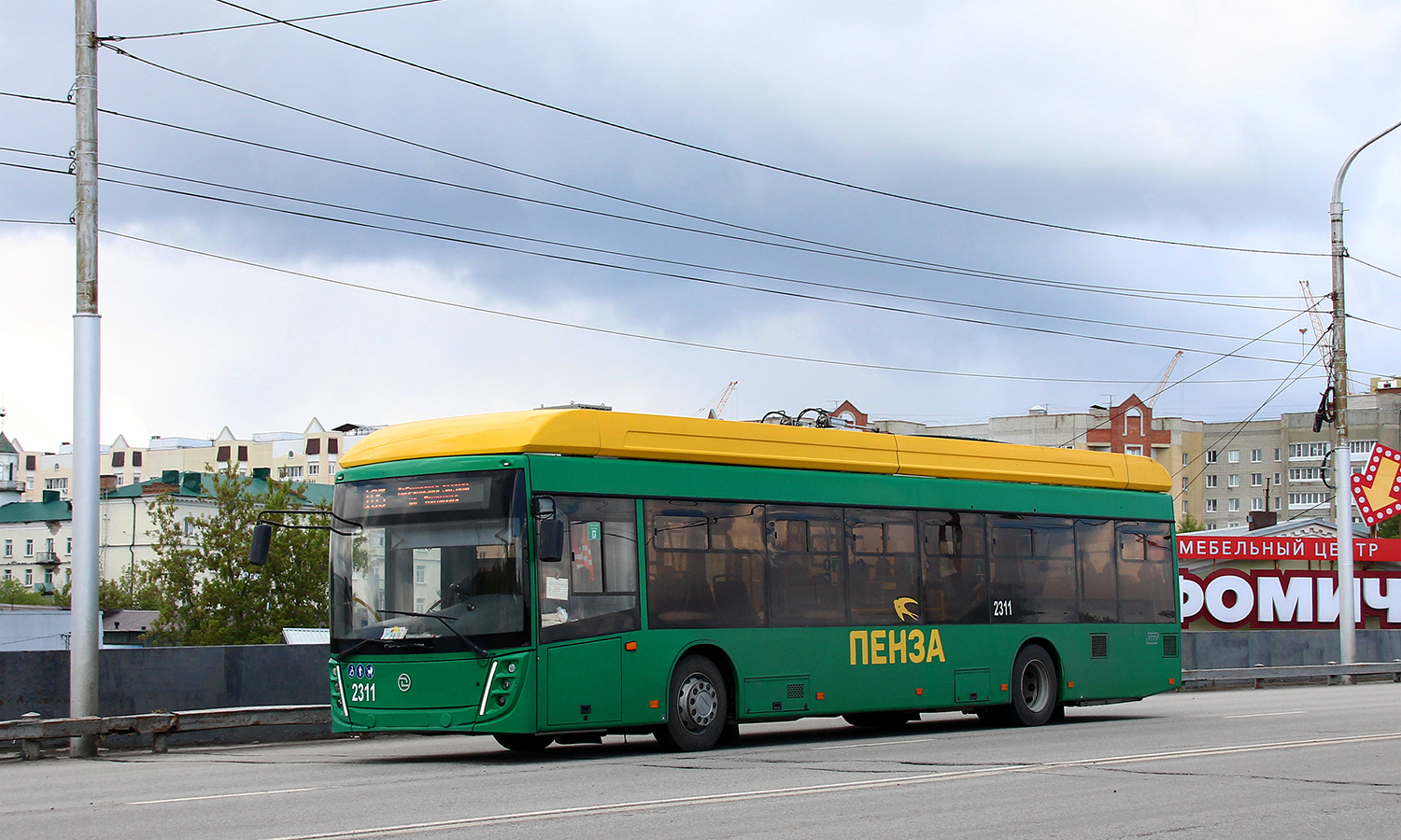 Пенза, УТТЗ-6241.01 «Горожанин» № 2311; Пенза — Нестандартные места для троллейбусов