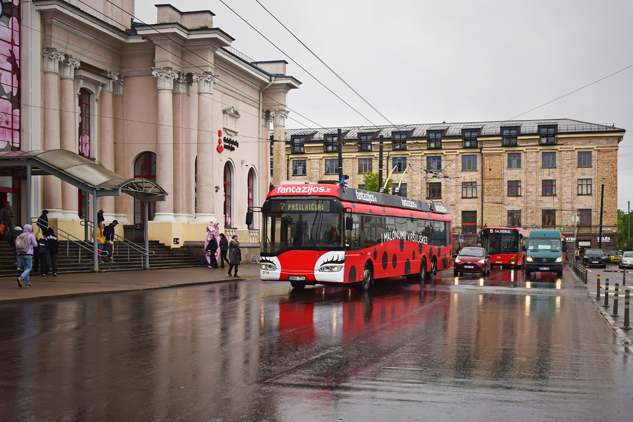 Вильнюс, Solaris Trollino II 15 AC № 2714