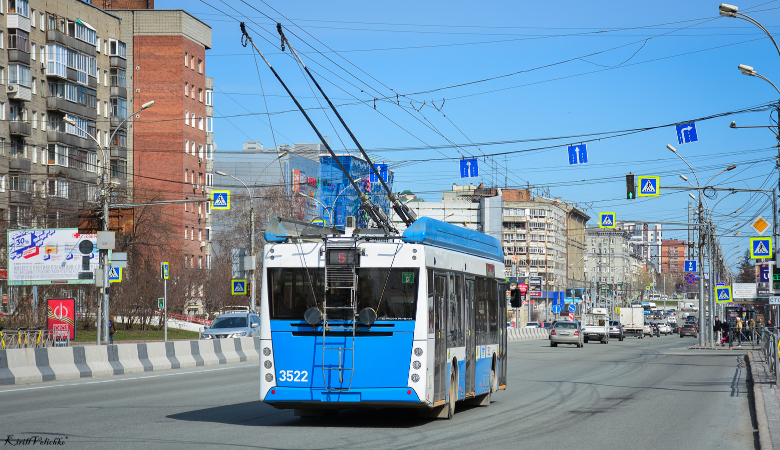Nowosibirsk, UTTZ-6241.01 “Gorozhanin” Nr. 3522 Nowosibirsk, UTTZ-6241.01 “Gorozhanin” Nr. 3522