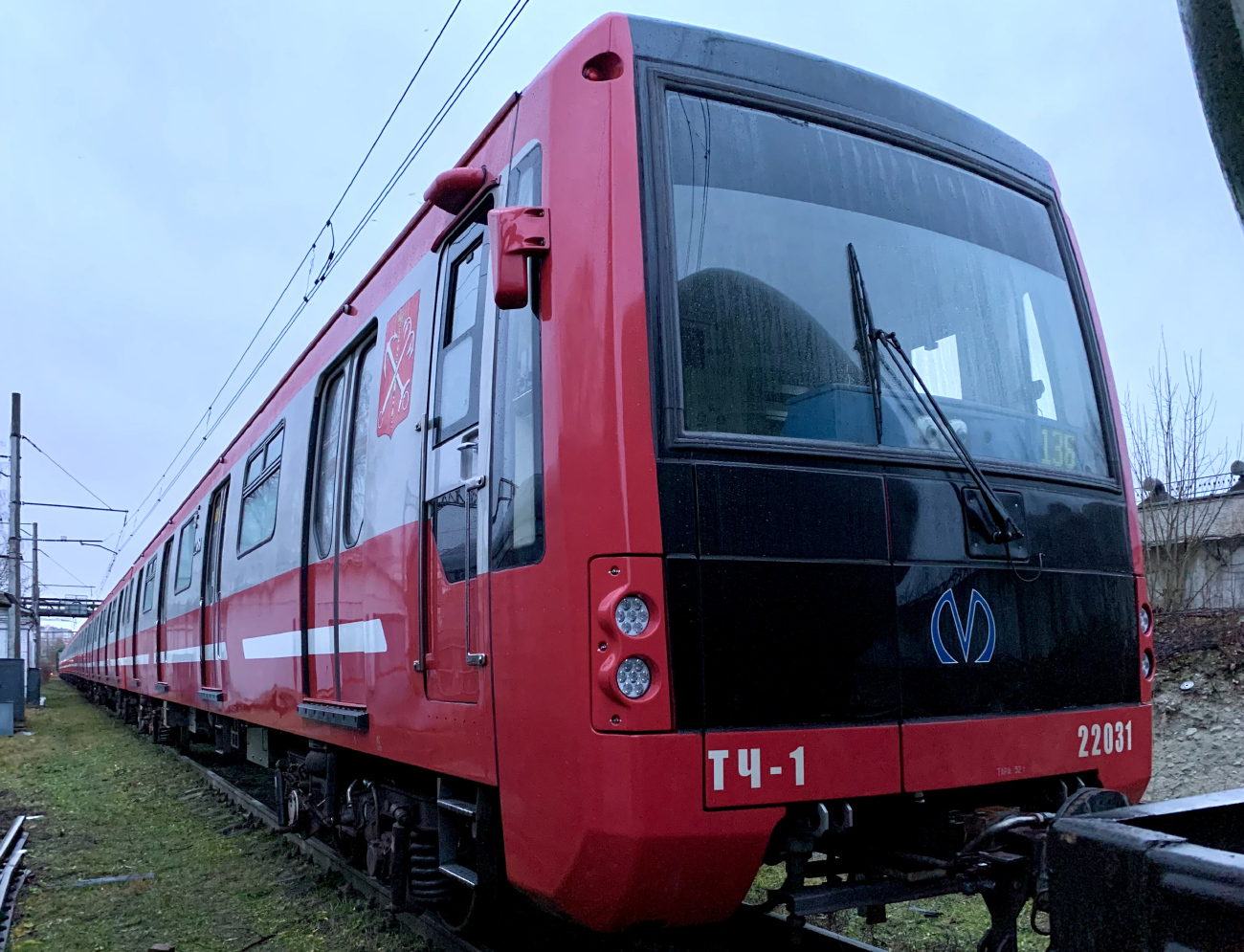 Санкт-Петербург, 81-722.1 № 22031; Санкт-Петербург — Метрополитен — Перегонка вагонов метро по ж/д
