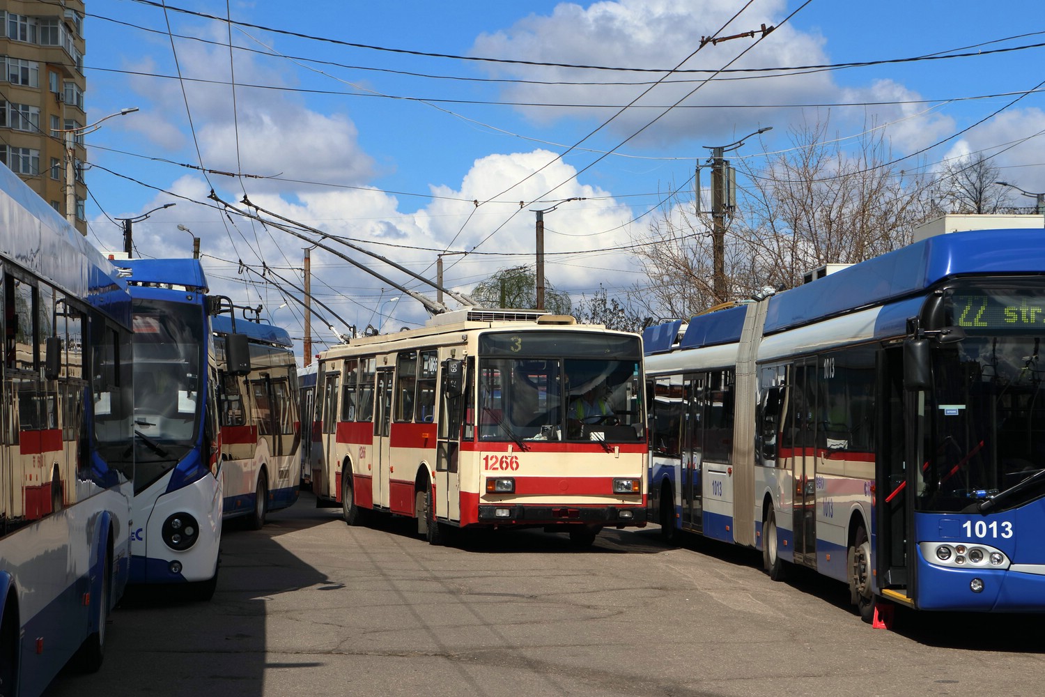 Кишинёв, Škoda 14TrDT/6M № 1266