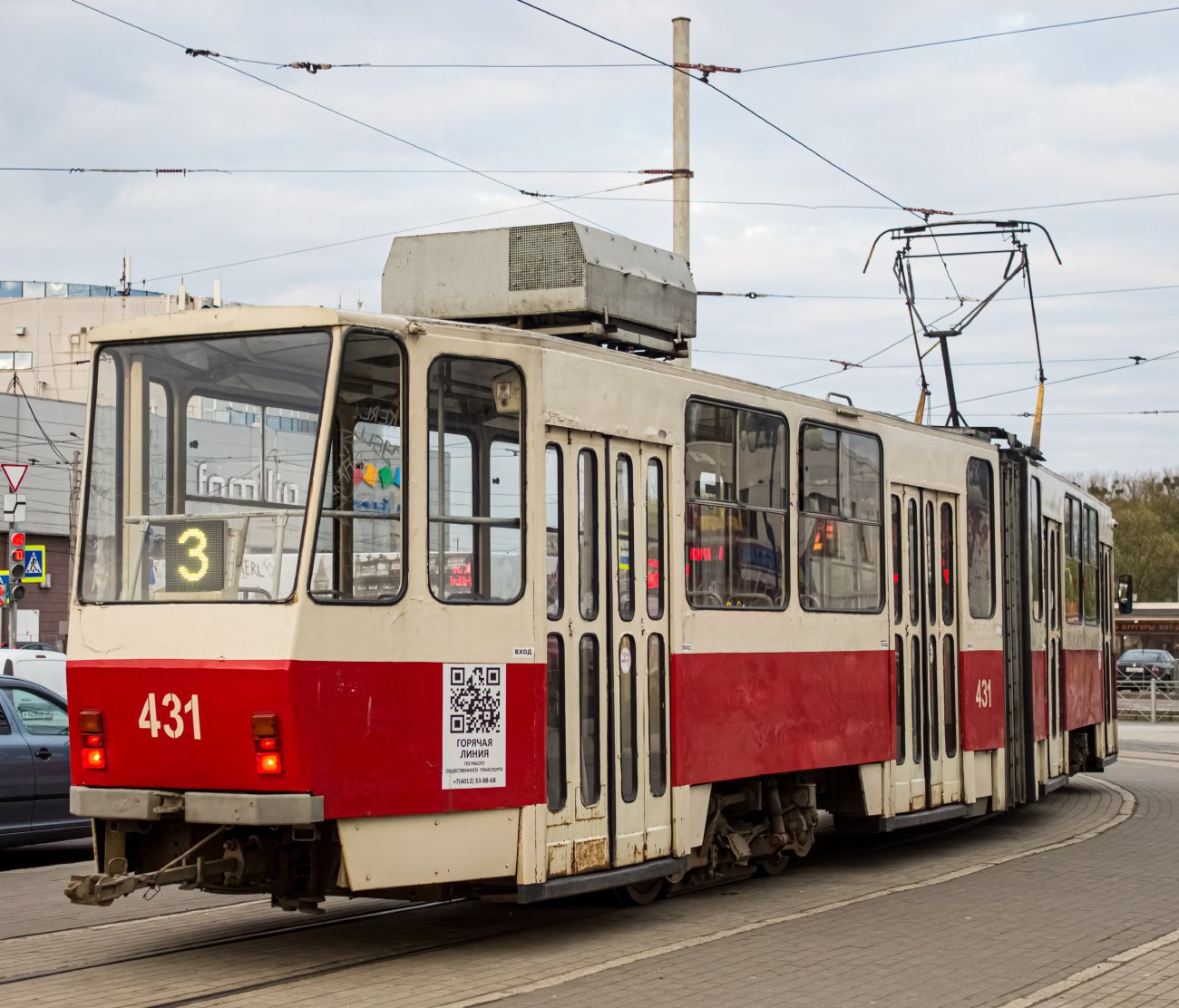 Królewiec, Tatra KT4SU Nr 431
