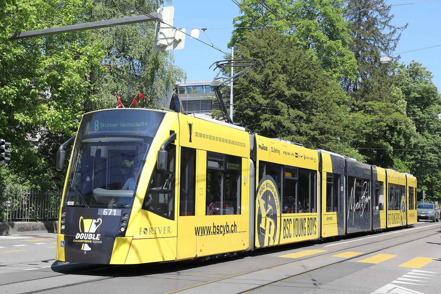 Bern, Siemens Combino XL nr. 671