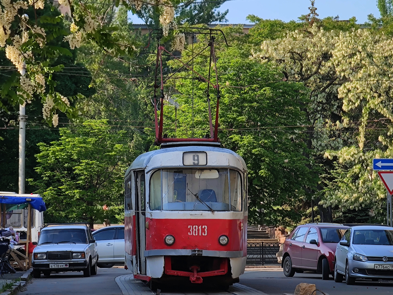 Doneck, Tatra T3SU (2-door) č. 3813
