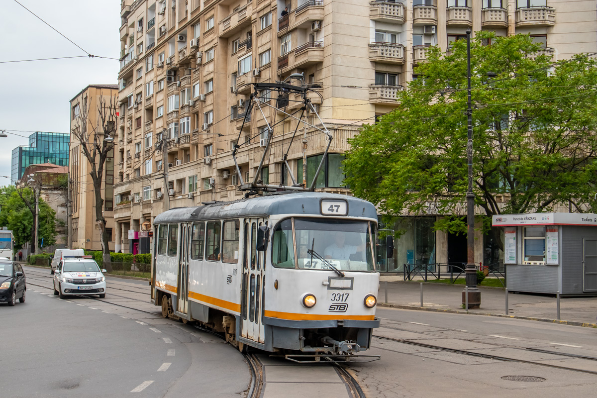 Бухарест - Илфов, Tatra T4R № 3317