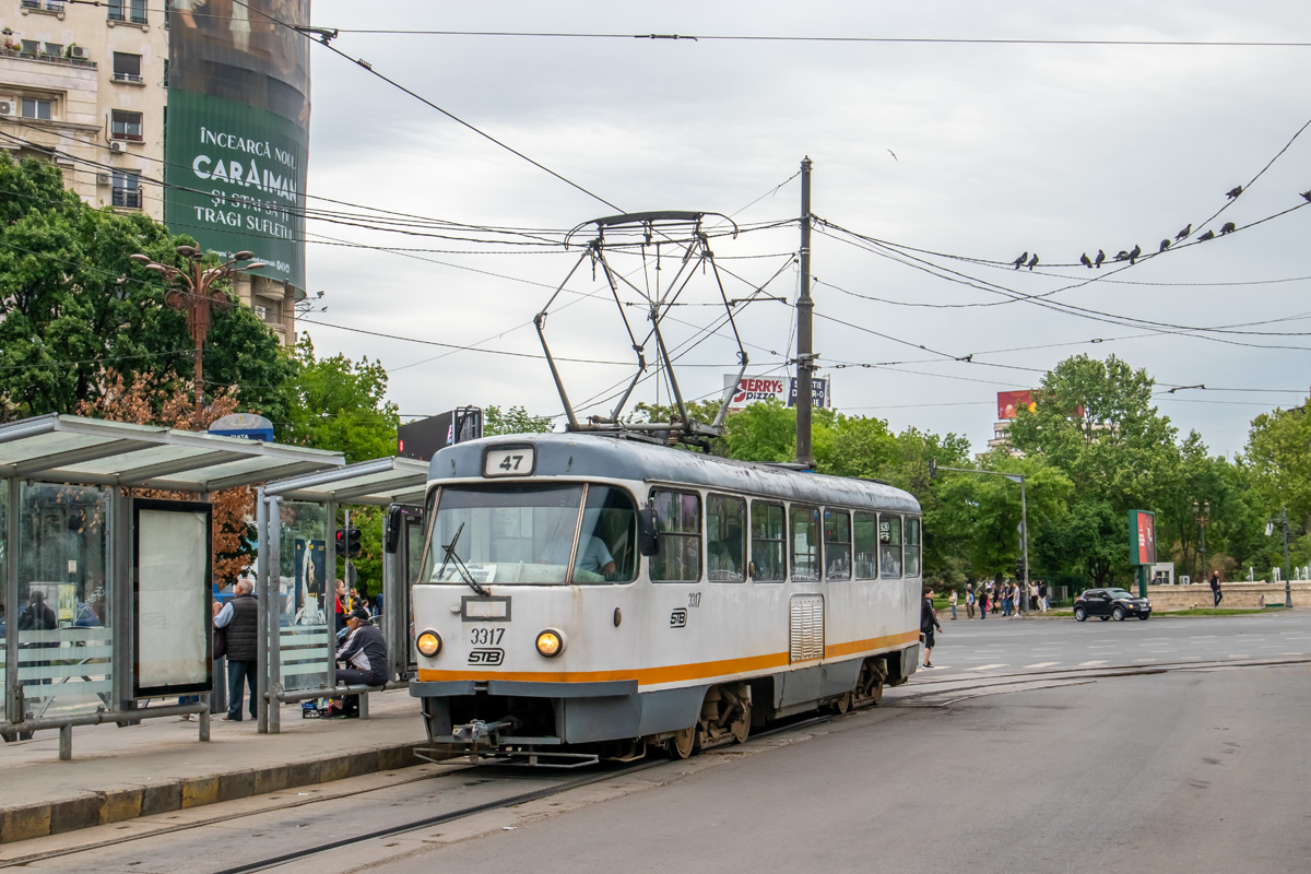 Бухарест - Илфов, Tatra T4R № 3317