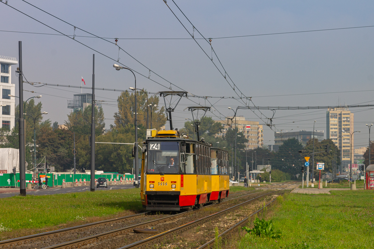 Варшава, Konstal 105Nf № 1414