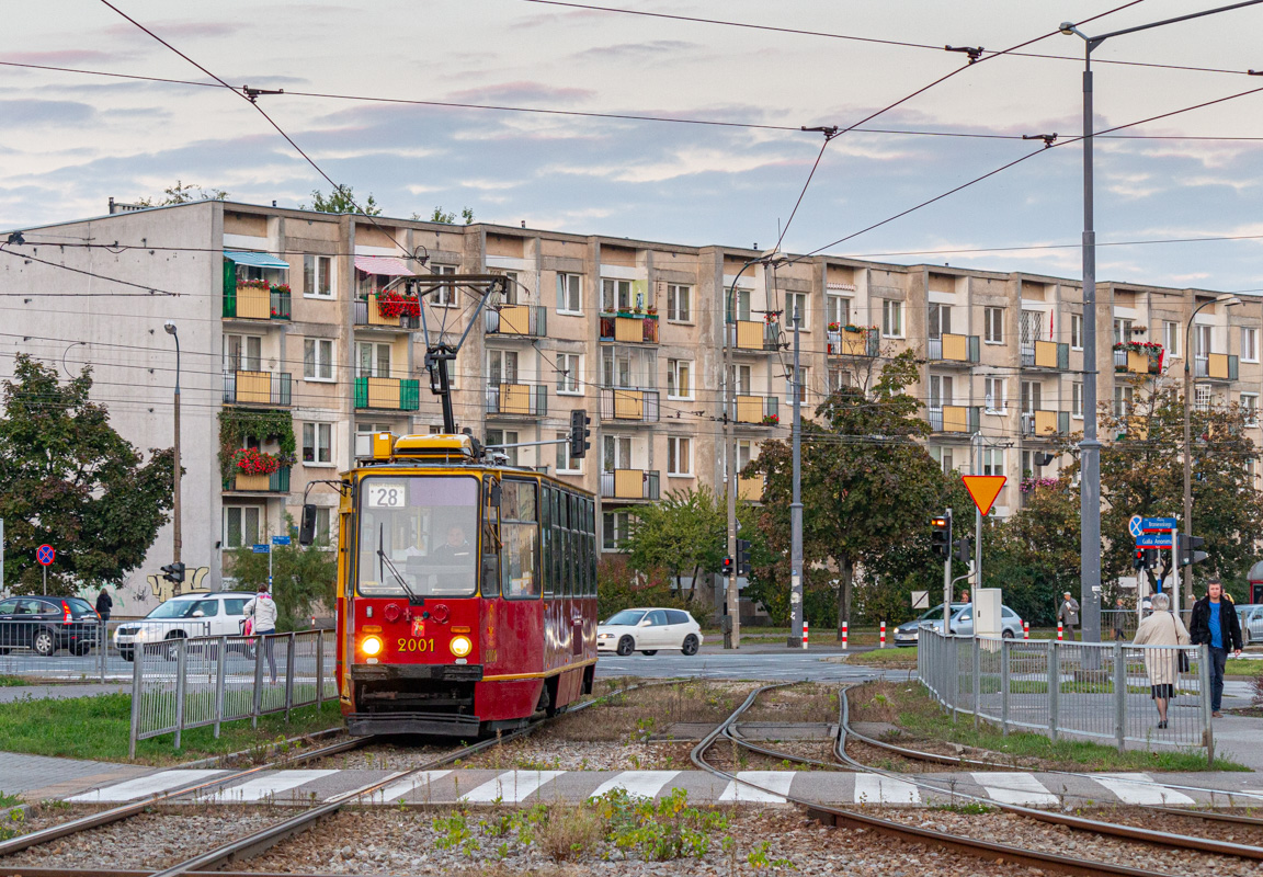 Варшава, Konstal 105Na № 2001