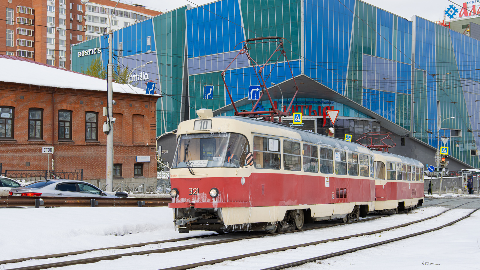 Єкатеринбург, Tatra T3SU № 321; Єкатеринбург — Снегопад 4-5 мая 2024 года