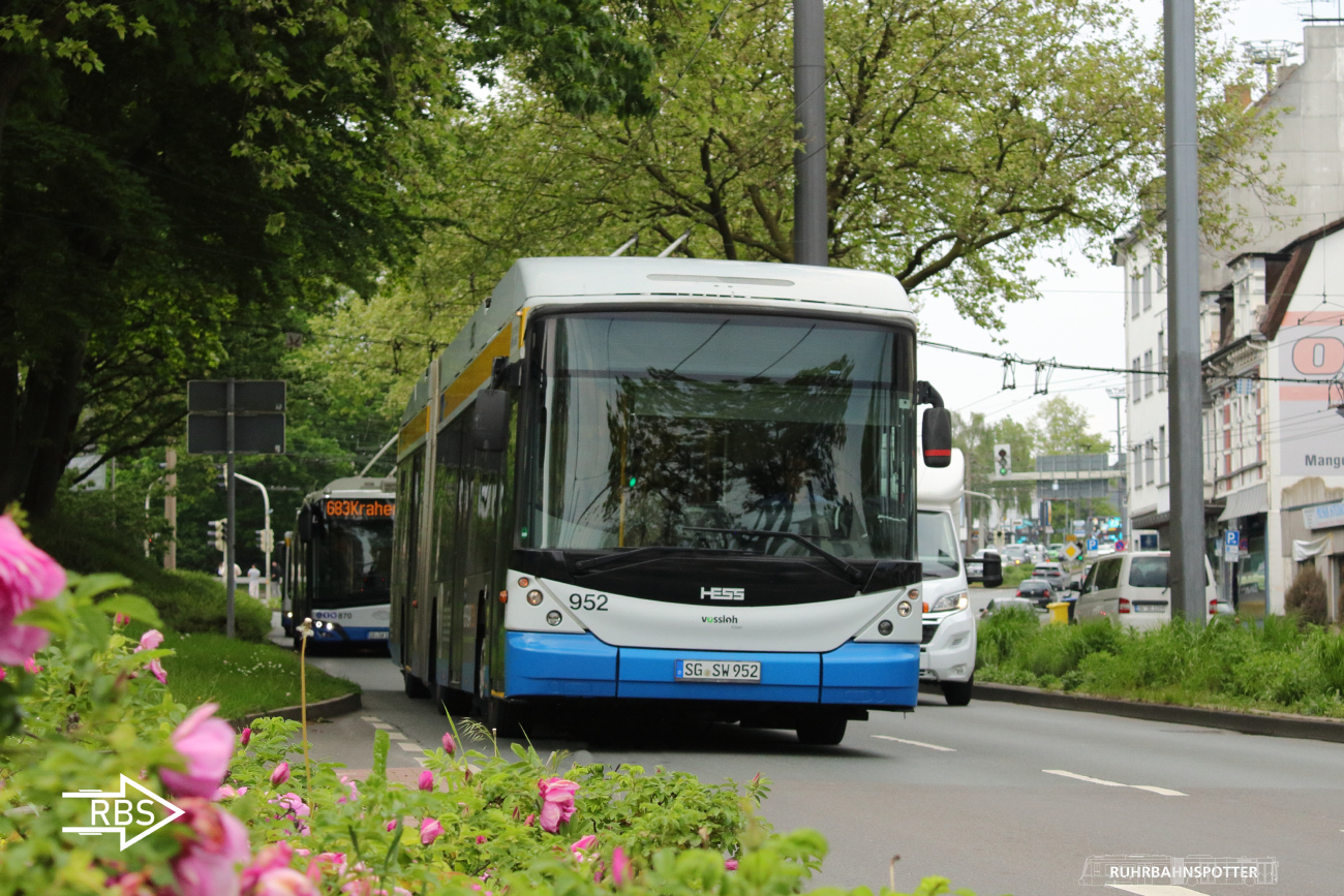 Золинген, Hess SwissTrolley 3 (BGT-N2C) № 952
