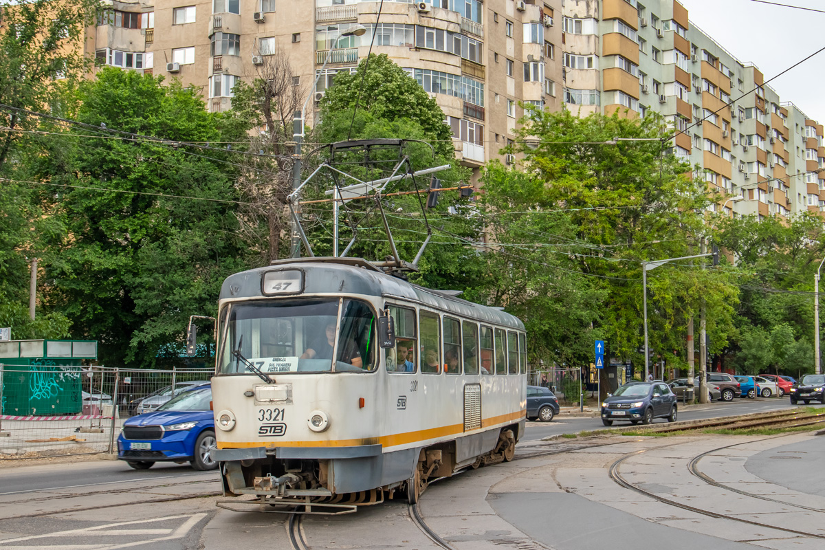 Бухарест - Илфов, Tatra T4R № 3321