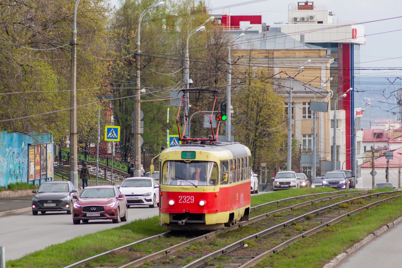 Ижевск, Tatra T3SU № 2329