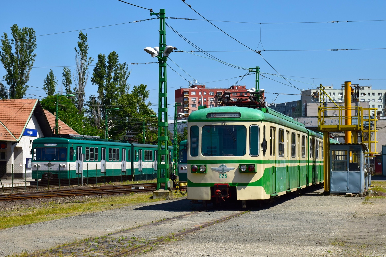 ბუდაპეშტი, M IX A № 826; ბუდაპეშტი — Local railway (HÉV); ბუდაპეშტი — Tram depots