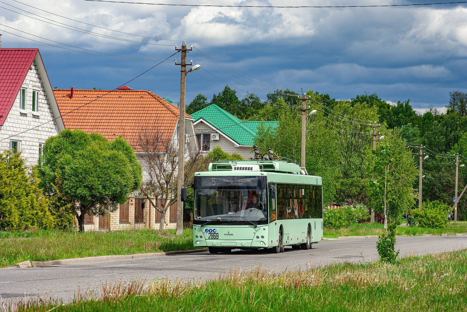 Гомель, МАЗ-203Т70 № 2869; Гомель — Движение на участках с использованием автономного хода