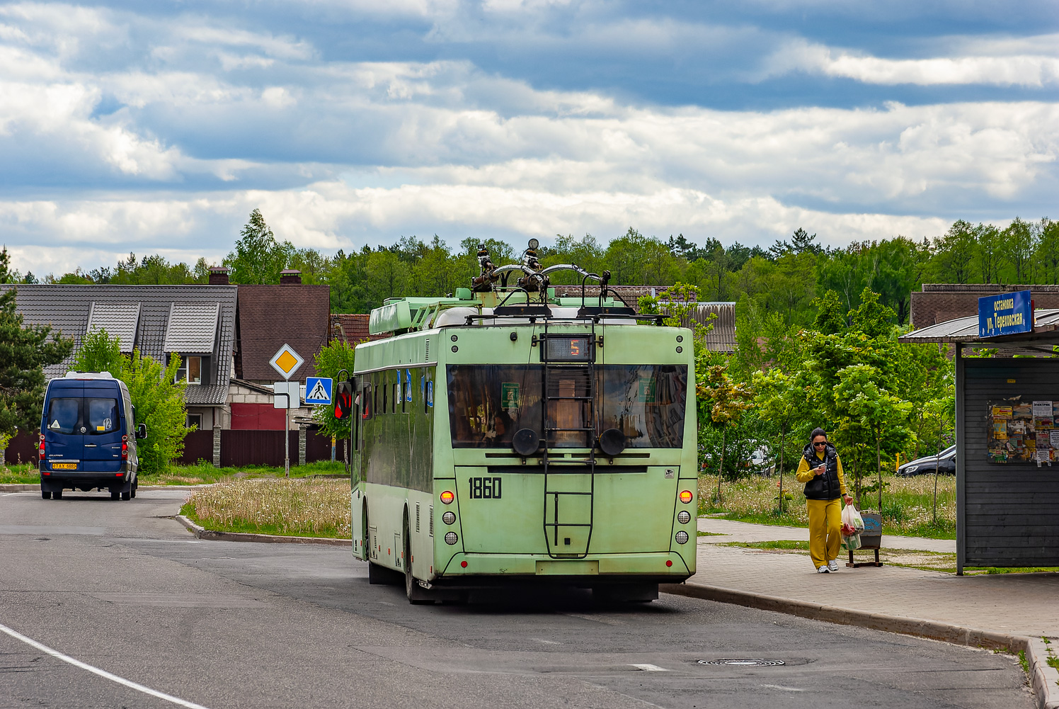 Гомель, МАЗ-203Т70 № 1860; Гомель — Движение на участках с использованием автономного хода