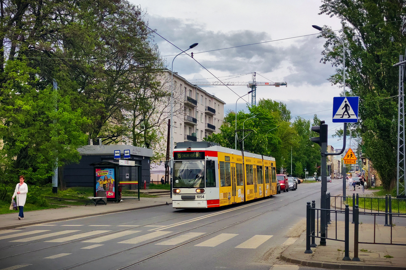 Лодзь, Duewag MGT6D № 1054