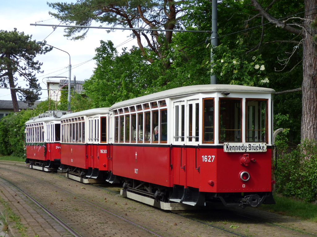 Вена, Gräf & Stift Type k3 neu № 1627; Вена — 255-я поездка VEF — 01.05.2024