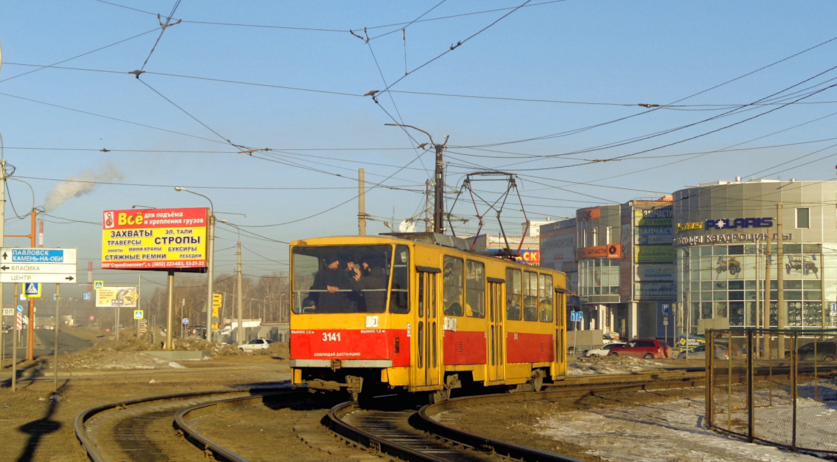 Barnaul, Tatra T6B5SU Nr 3141