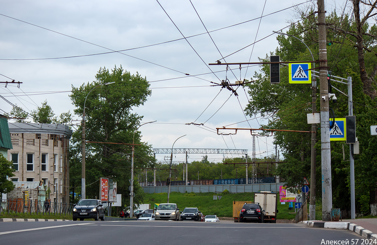 Орёл — Троллейбусная сеть и инфраструктура Орёл — Троллейбусная сеть и инфраструктура