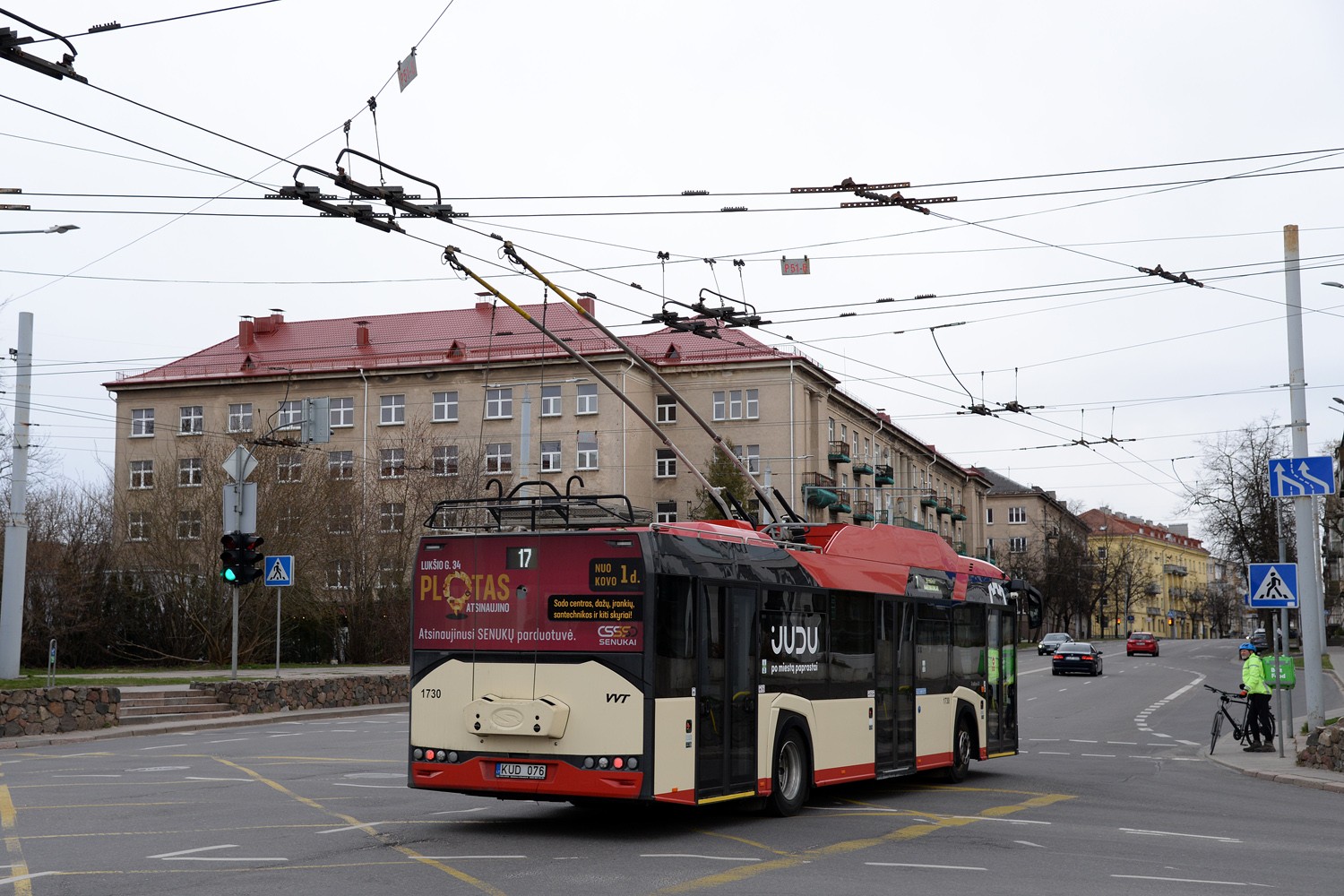 Vilnius, Solaris Trollino IV 12 Škoda № 1730