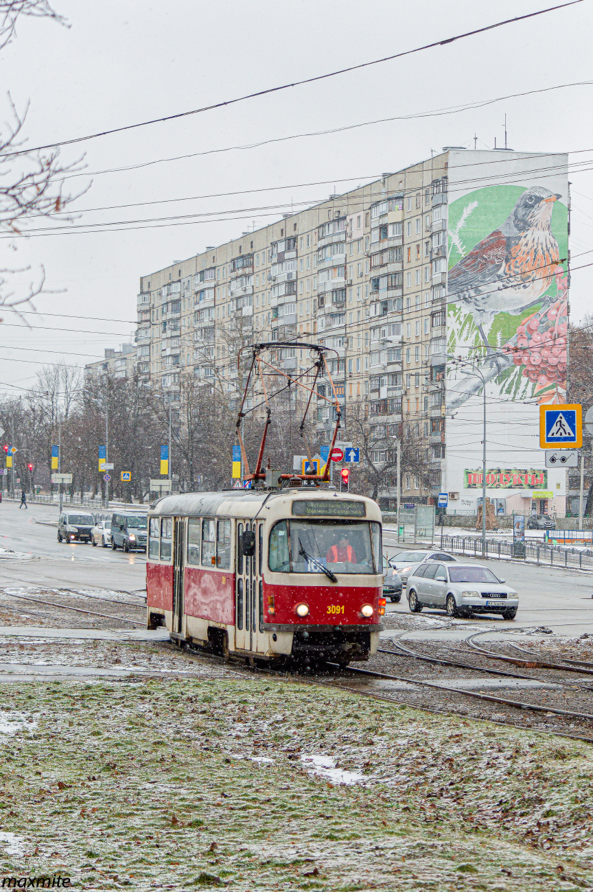 Харьков, Tatra T3SUCS № 3091