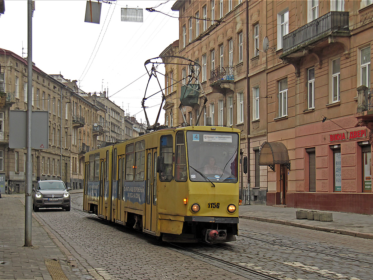 Львов, Tatra KT4D № 1150