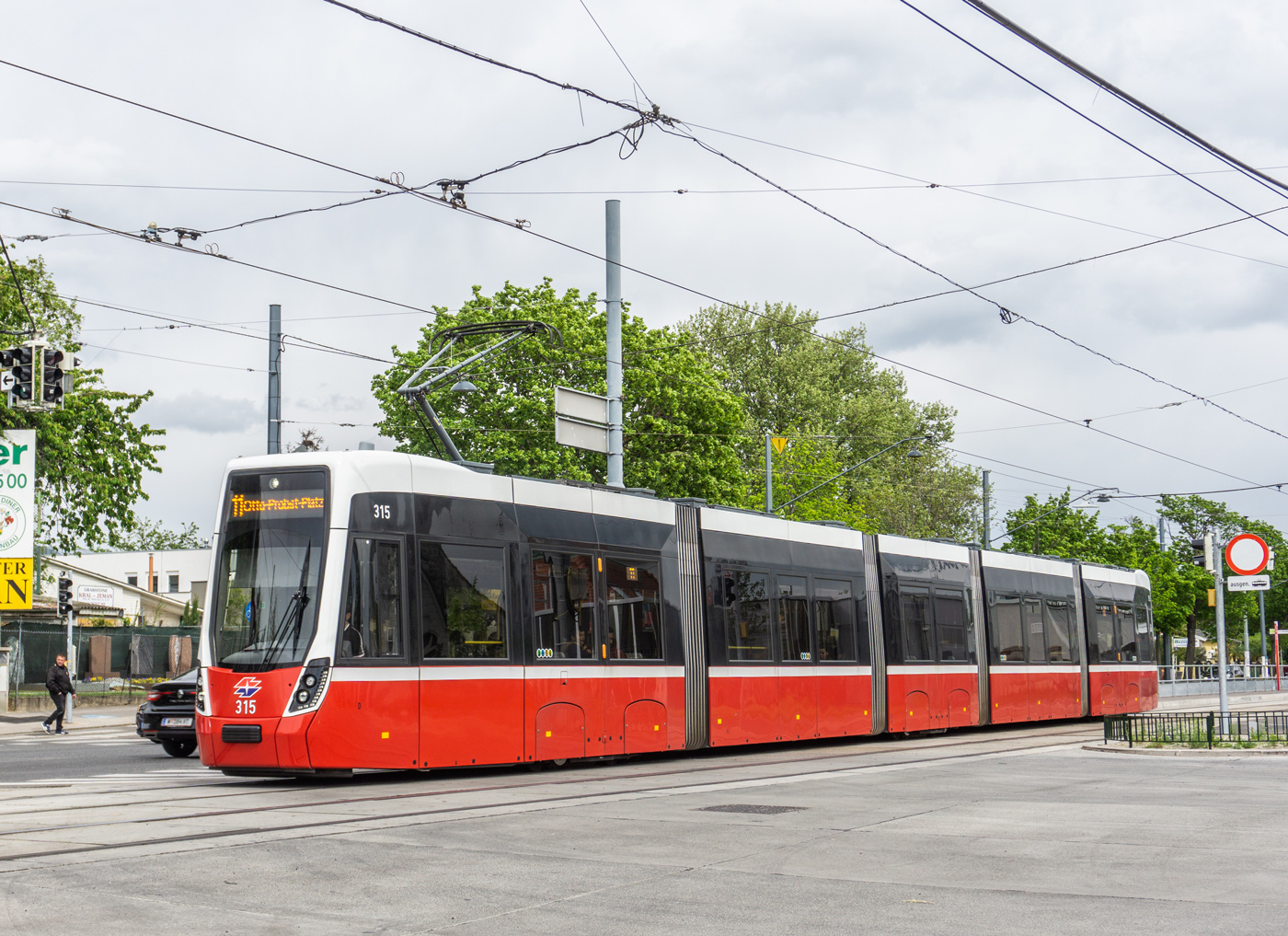 Вена, Bombardier Flexity Wien (Type D) № 315