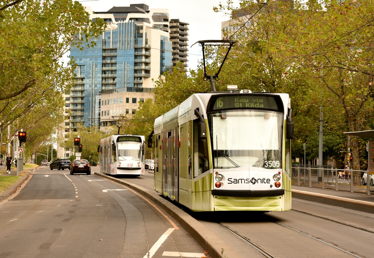 Мельбурн, Siemens Combino D1 Class № 3505