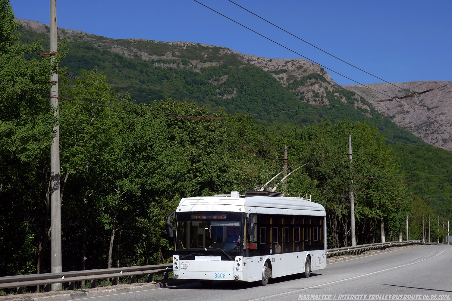 Қырым троллейбусы, Trolza-5265.05 “Megapolis” № 8608