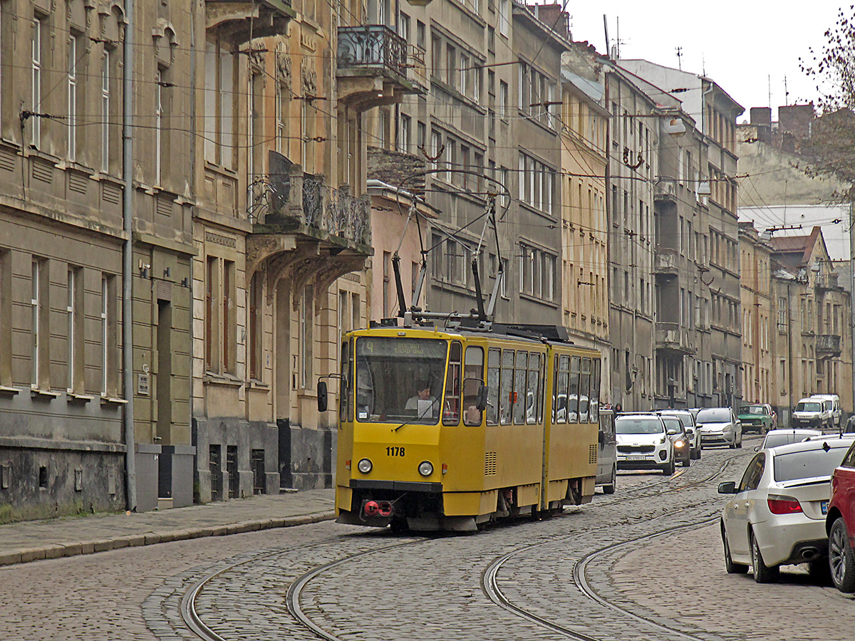 Львов, Tatra KT4D № 1178