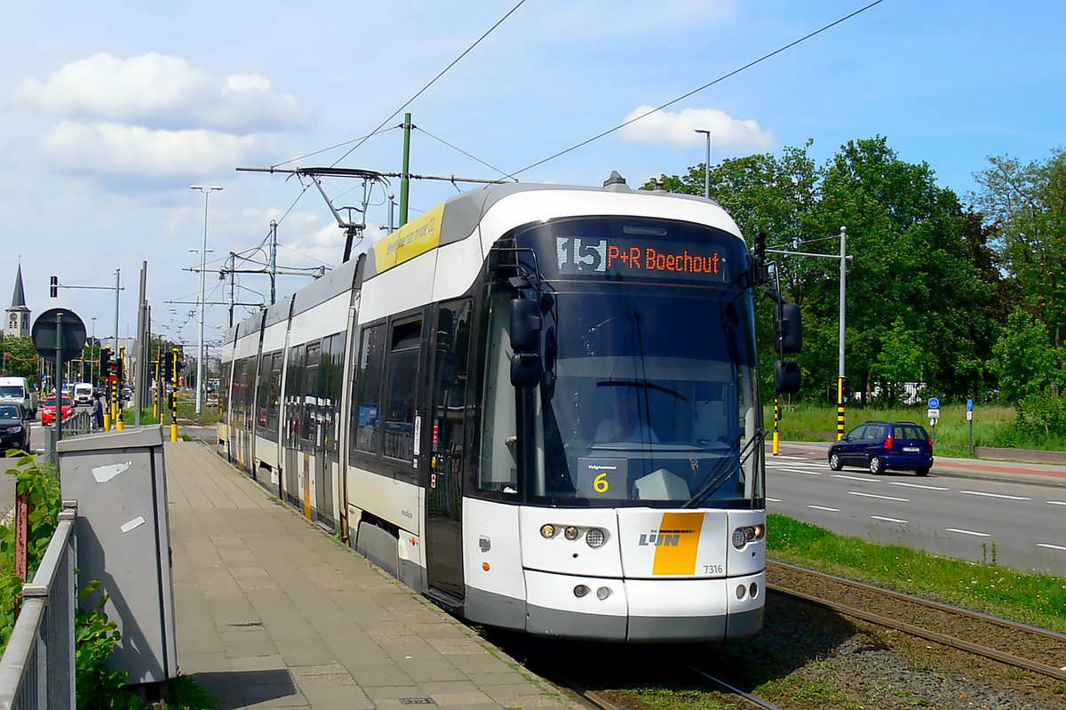 Антверпен, Bombardier Flexity 2 № 7316
