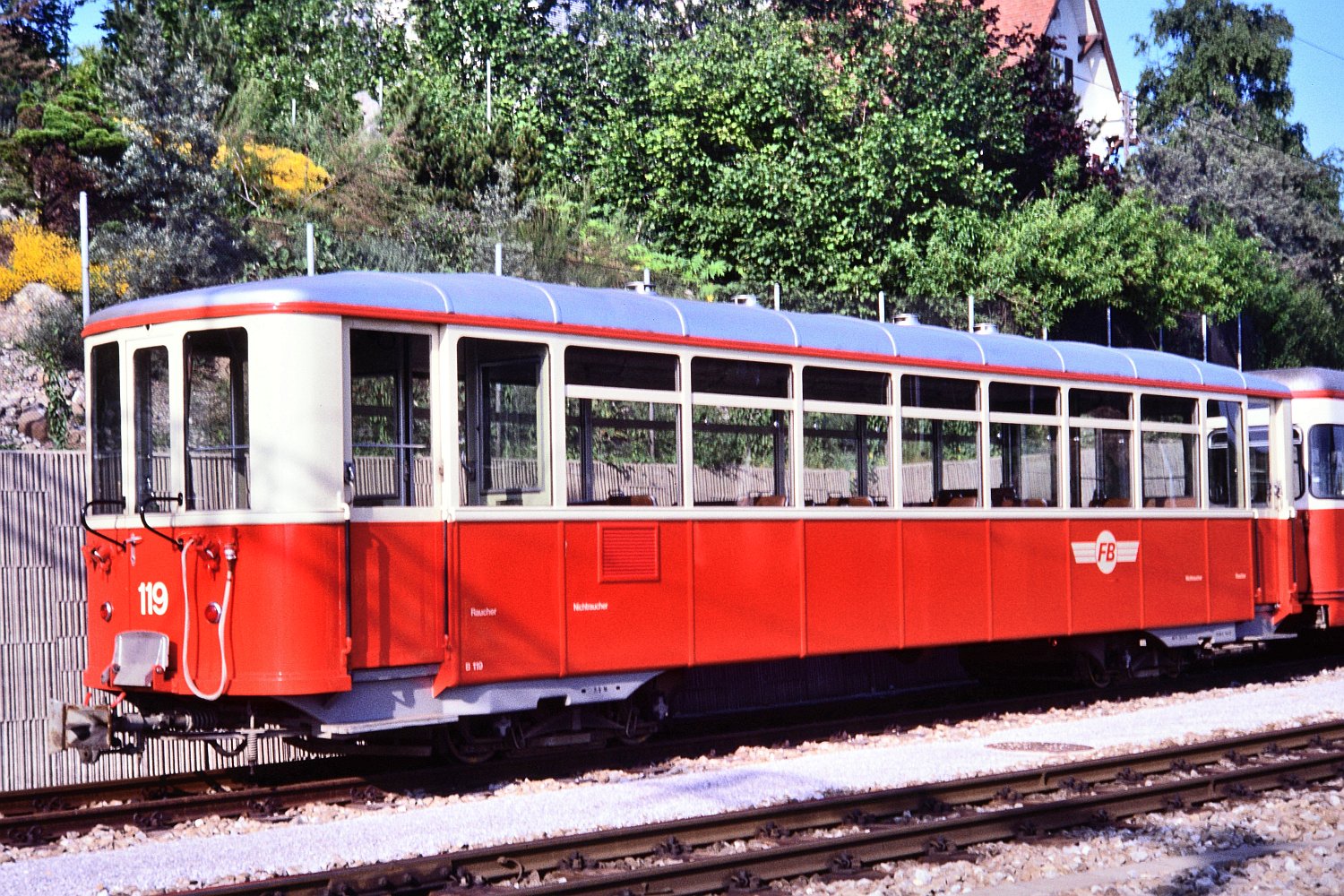 Цюрих, Четырёхосный прицепной вагон № 119