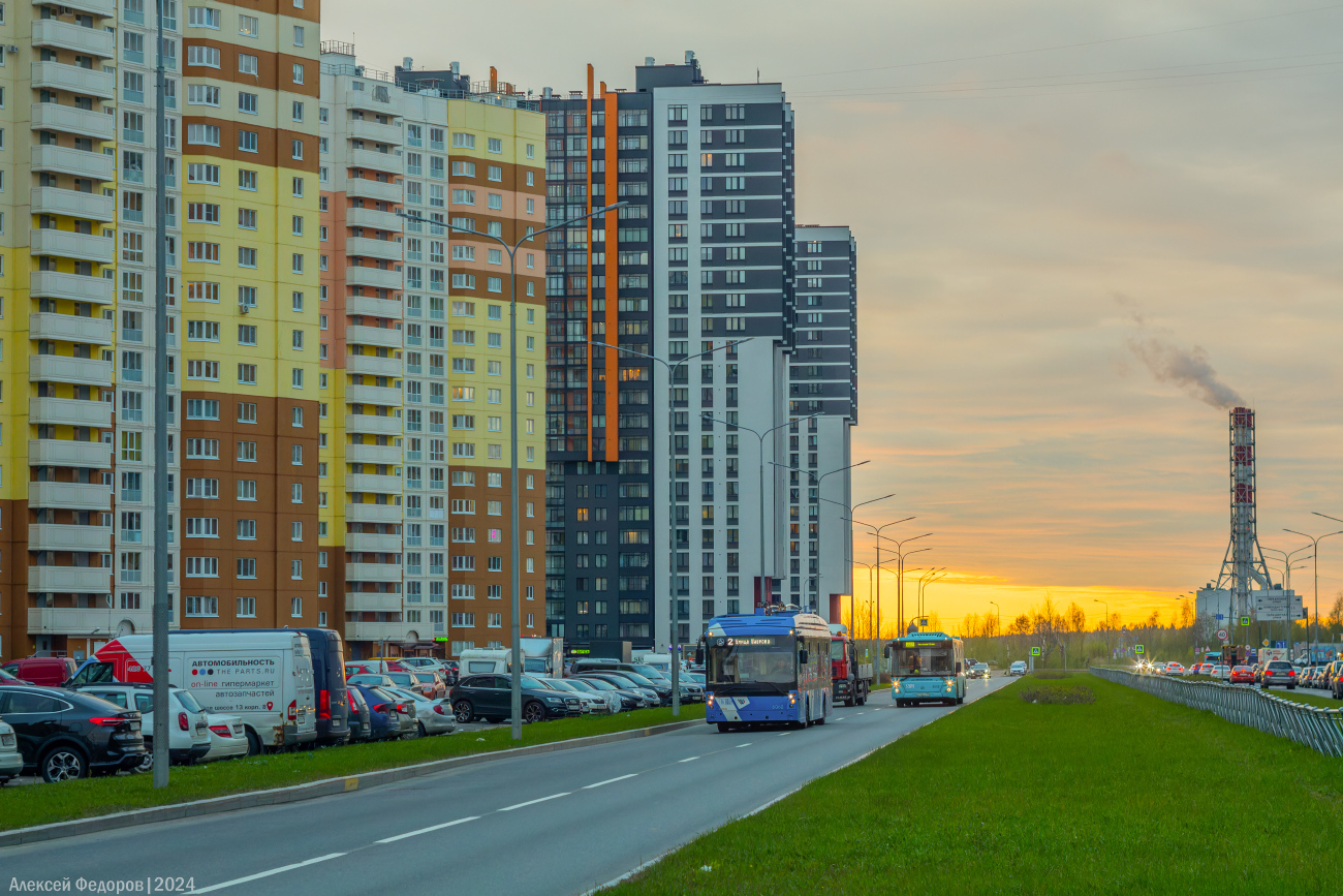 Санкт-Петербург, Тролза-5265.08 «Мегаполис» № 6062; Санкт-Петербург — Разные фотографии