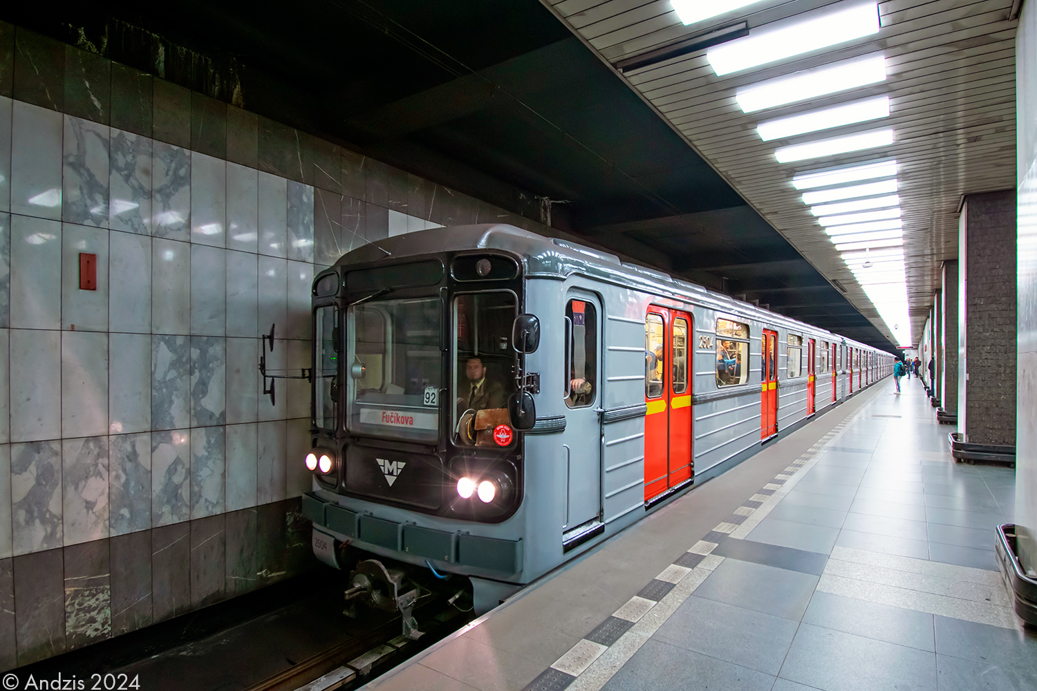 Prag, 81-717.1 Nr. 2504; Prag — 50 years of Prague Metro