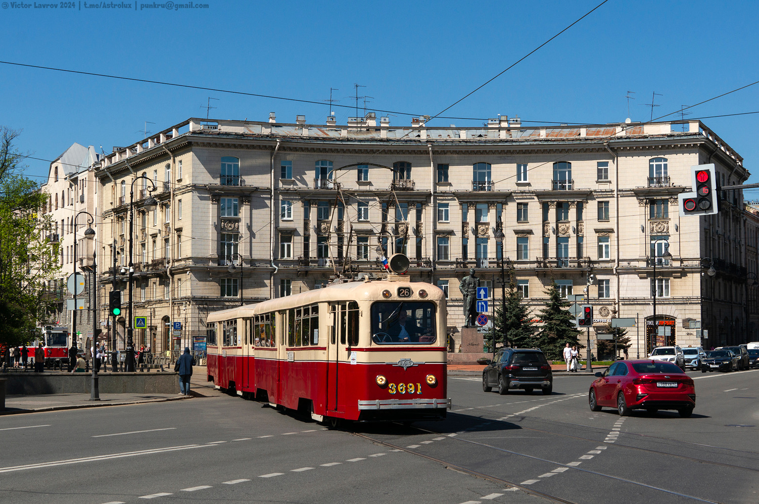 St Petersburg, LM-49 Nr. 3691; St Petersburg — SPbTransportFest — 2024 Festival