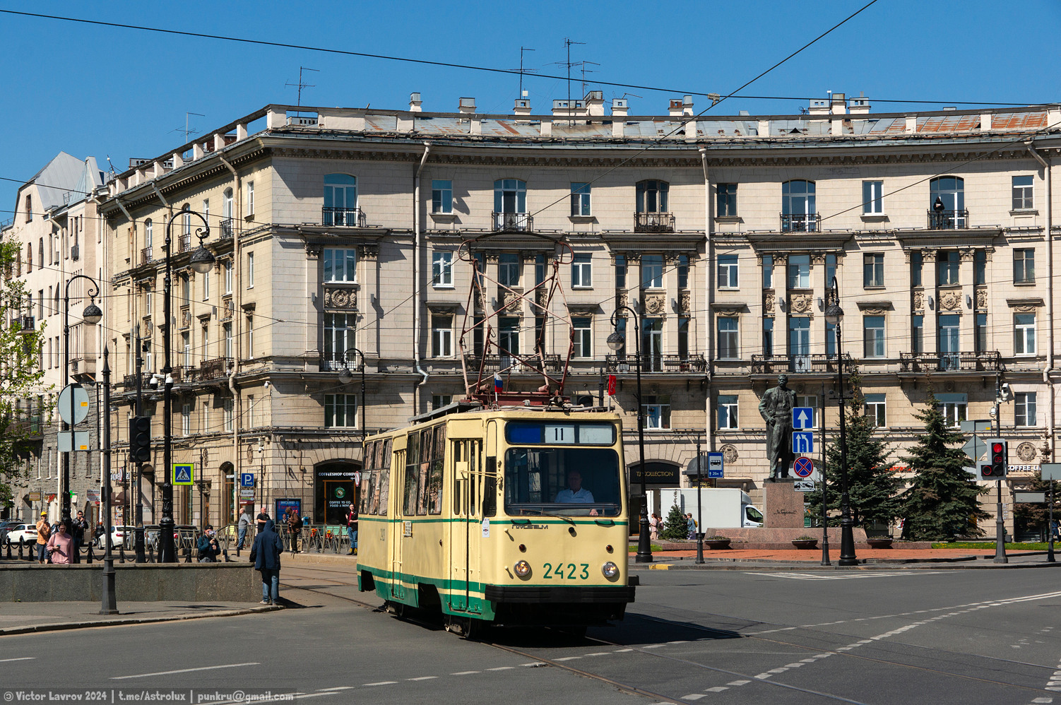 Санкт-Петербург, ЛМ-68М № 2423; Санкт-Петербург — Фестиваль «SPbTransportFest — 2024»