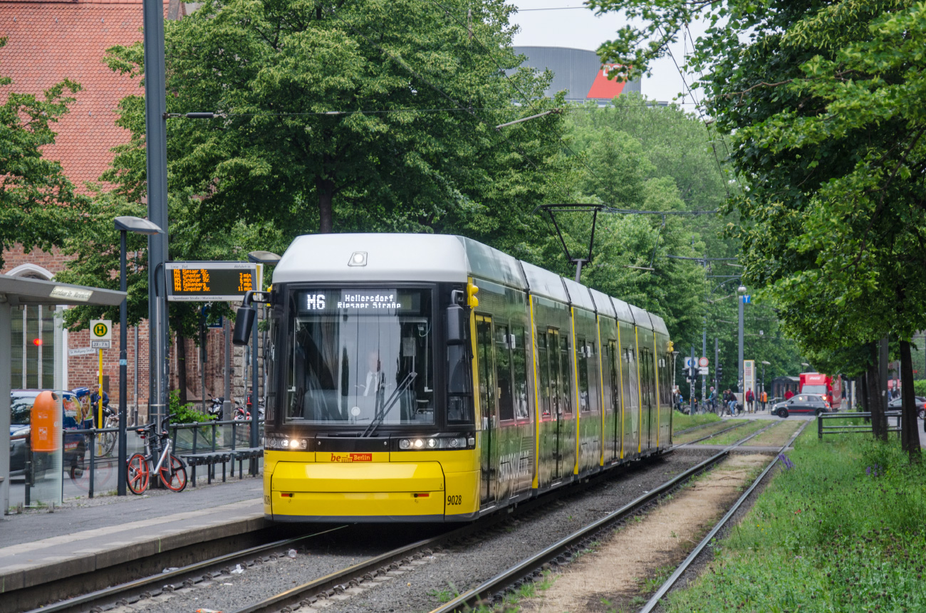 Берлин, Bombardier Flexity Berlin (GT8-08ZR/F8Z) № 9028
