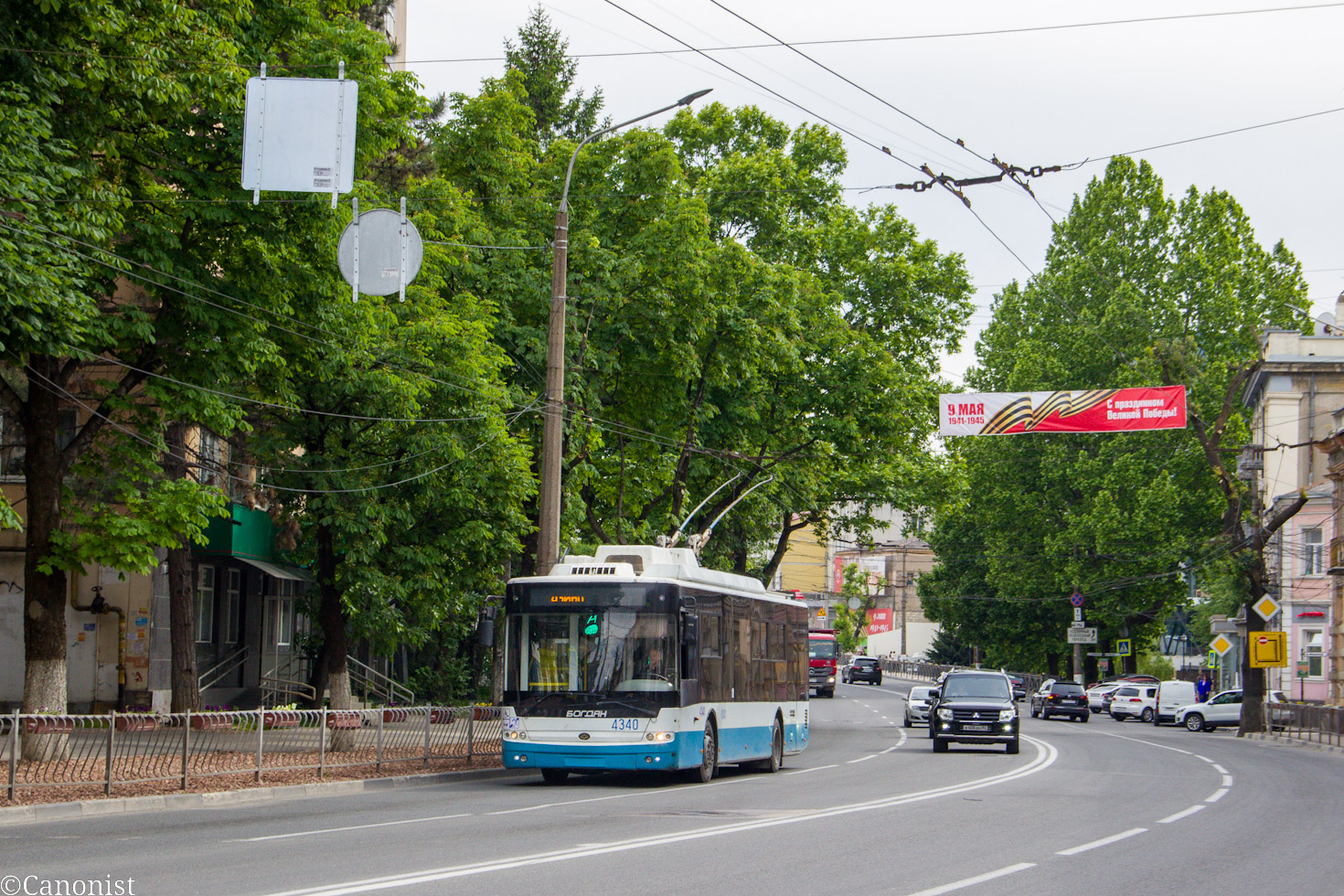 Крымский троллейбус, Богдан Т70110 № 4340
