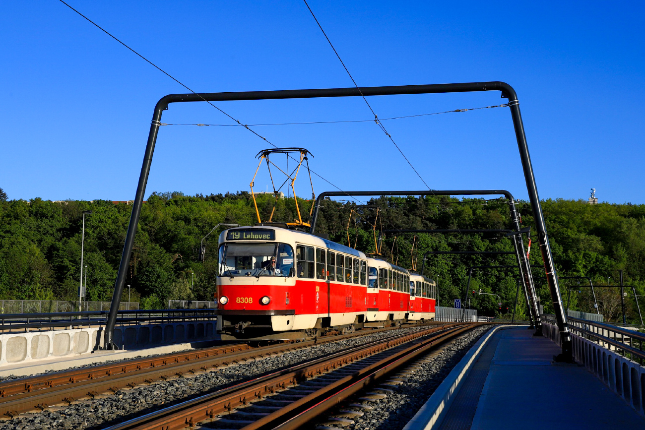 Prague, Tatra T3R.P N°. 8308