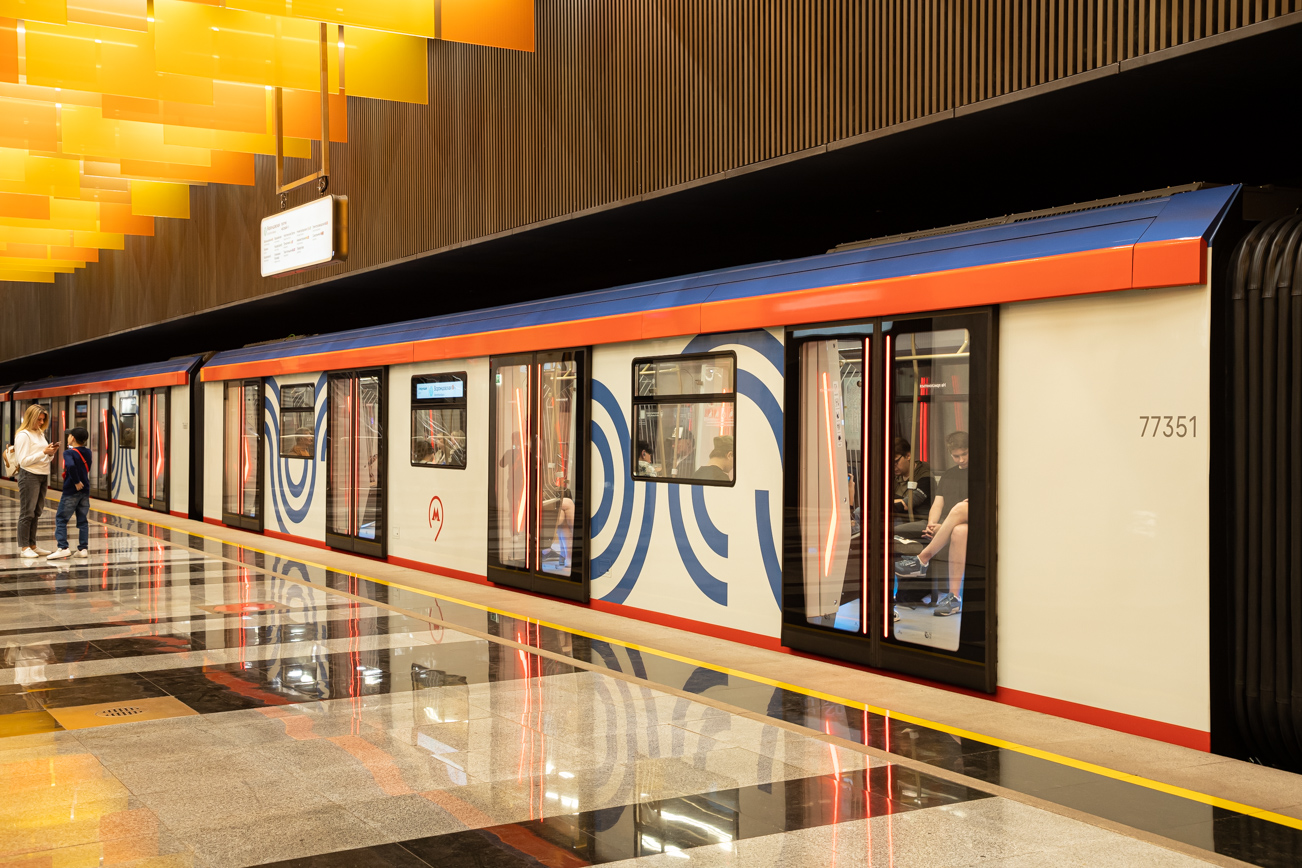 Moskau, 81-777.2 “Moskva-2024” Nr. 77351; Moskau — 89 year Moscow metro anniversary Parade on 18/05/2024 — 19/05/2024