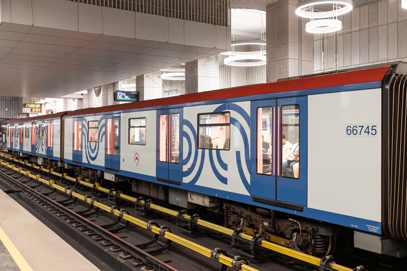 Москва, 81-766.4 «Москва-2019» № 66745; Москва — Парад поездов к 89-летию Московского метрополитена 18 — 19 мая 2024