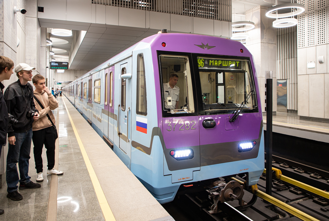 Maskva, 81-760A nr. 37282; Maskva — 89 year Moscow metro anniversary Parade on 18/05/2024 — 19/05/2024