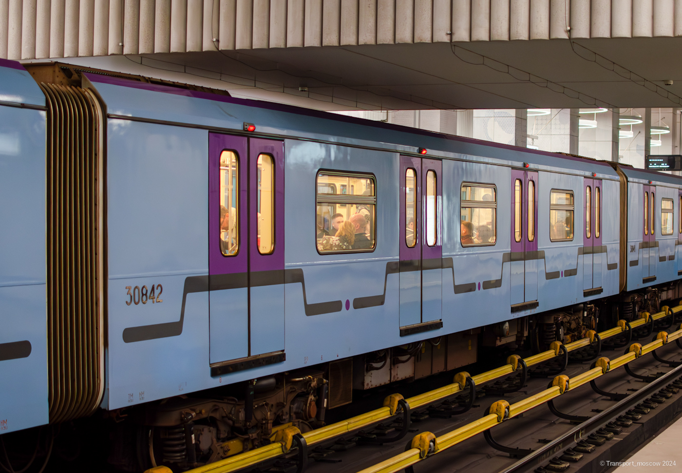 Moscow, 81-761A № 30842; Moscow — 89 year Moscow metro anniversary Parade on 18/05/2024 — 19/05/2024