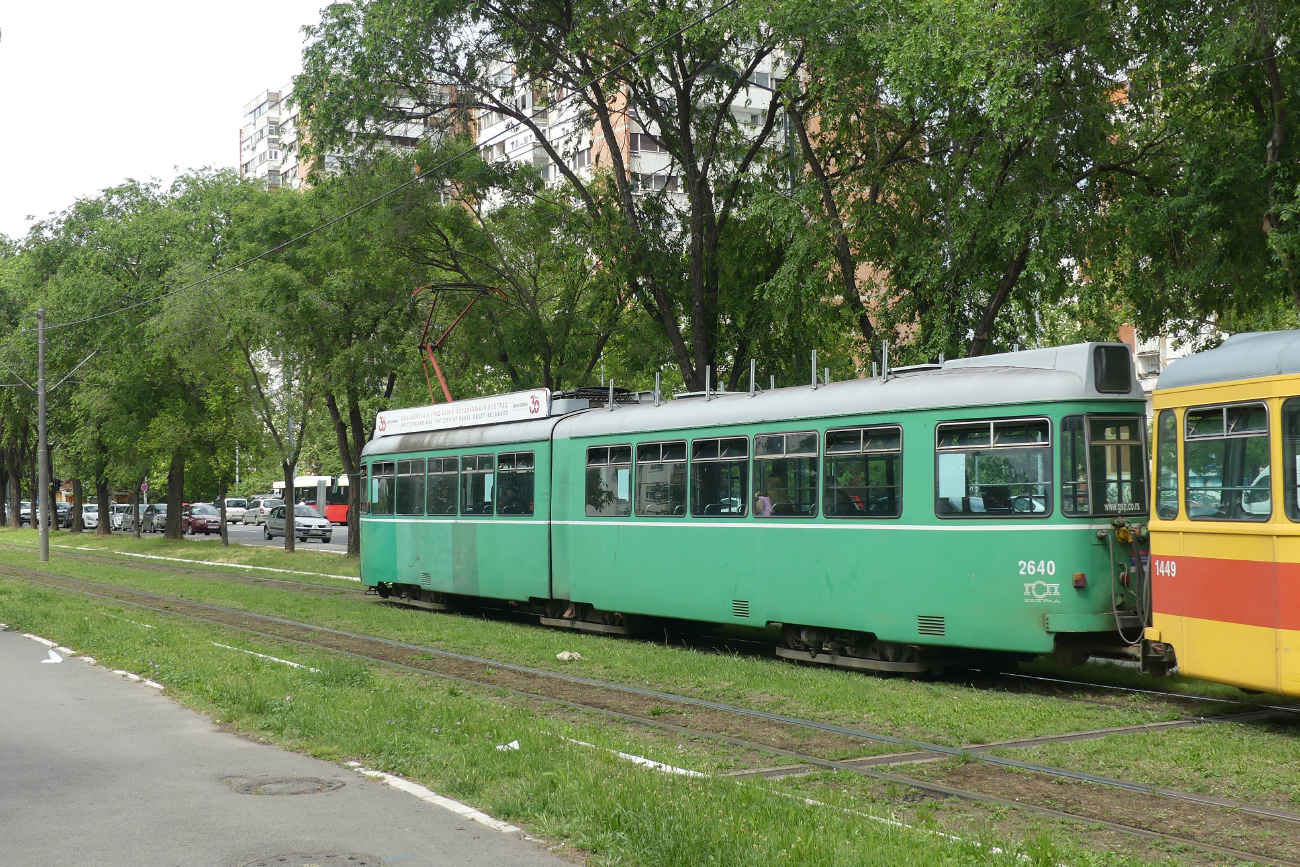 Белград, Duewag GT6 № 80640 (2640)