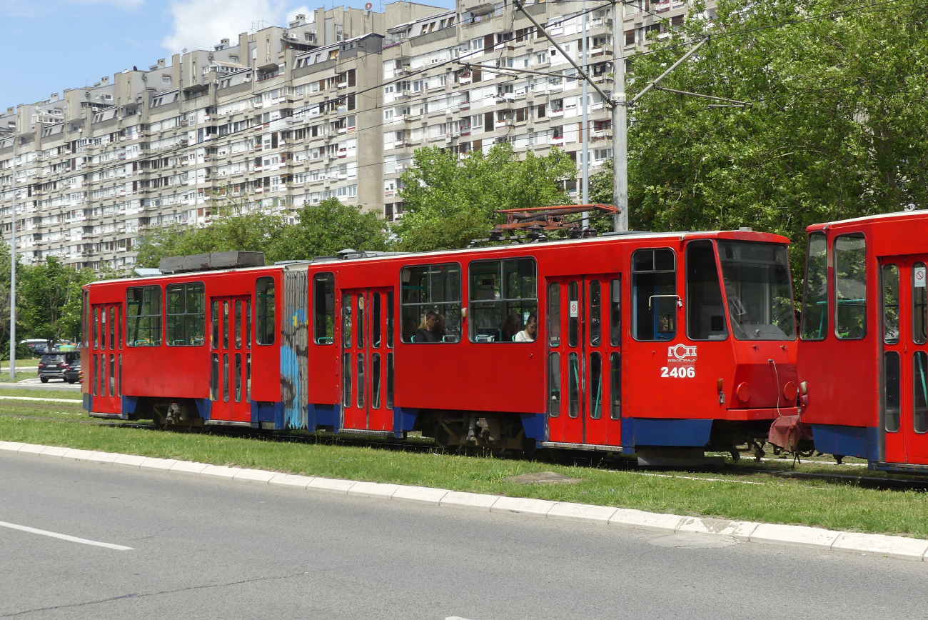 Белград, Tatra KT4M-YUB № 2406