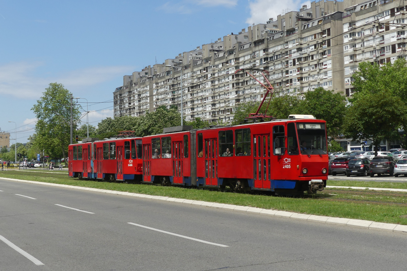 Beograd, Tatra KT4M-YUB Br. 2405