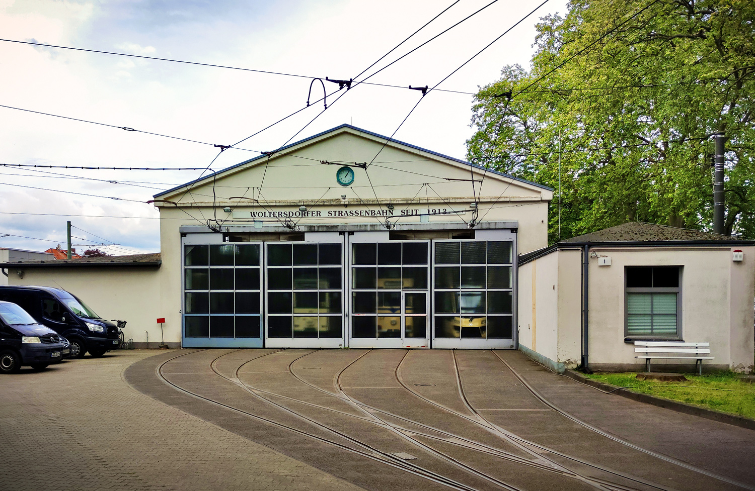 Вольтерсдорф — Трамвайная линия и инфраструктура